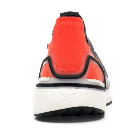 ADIDAS Ultra Boost Grey Four Hi Res Coral Sneakers sz 12 Men's Athletic Shoes - Picture 5 of 12